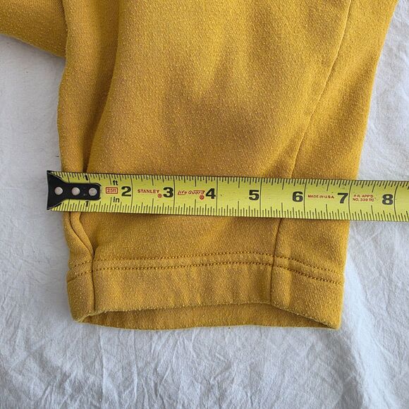 Savage x Fenty Mustard Yellow Fleece Baggy Sweatpants Joggers Unisex Size M - Picture 9 of 10